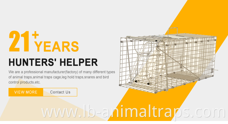 humane live multi catch wire mesh metal mouse rat animal trap cage Green PVC Live Badger Cage Trap